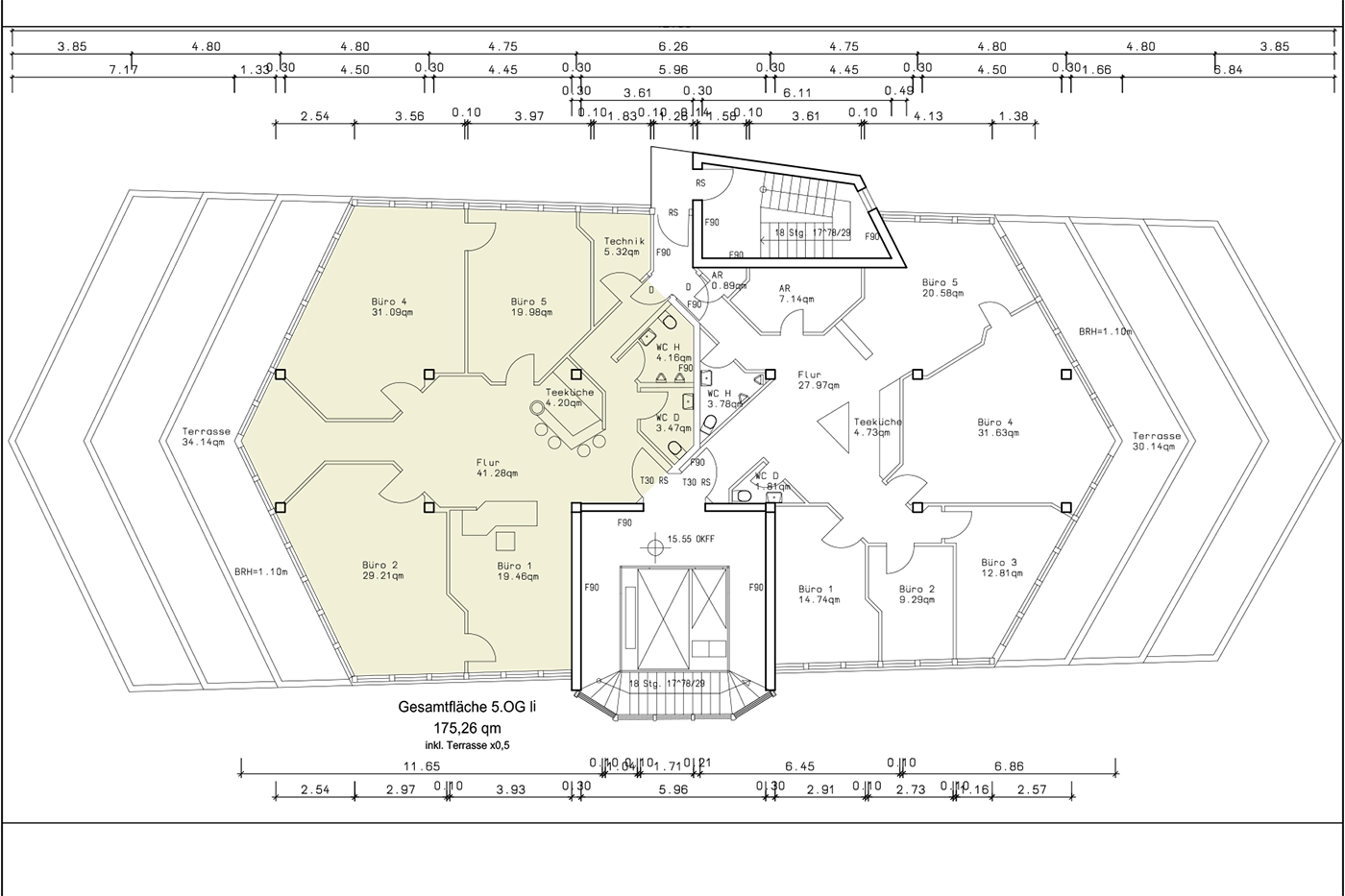 Haus C 5.OG Grundriss